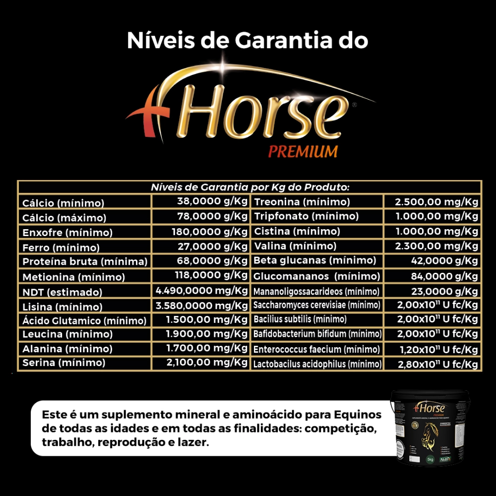 2 BALDES 5KG CADA DE +HORSE (FRETE GRÁTIS)