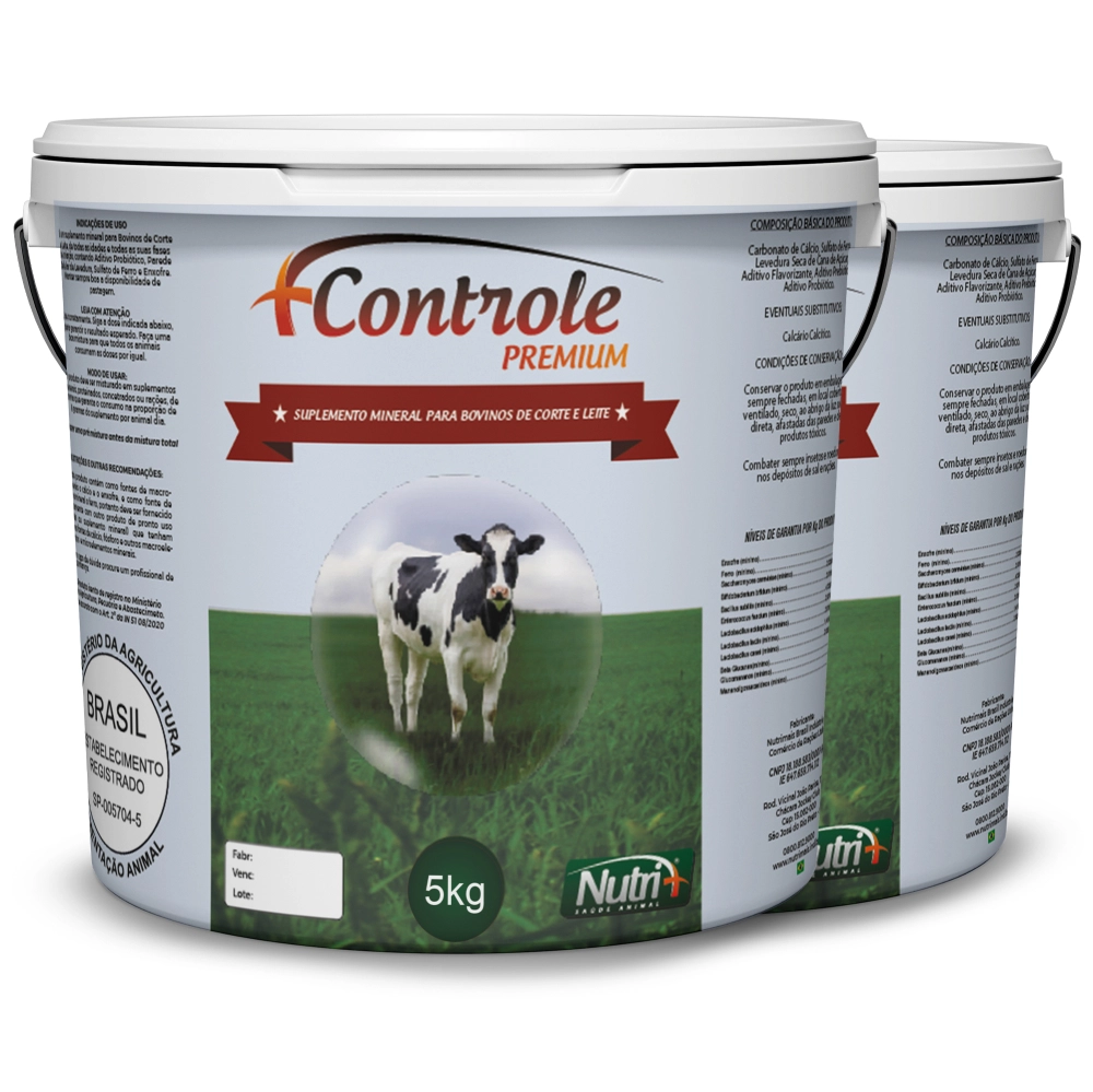 2 BALDES 5KG CADA DE SUPLEMENTO +CONTROLE (FRETE GRÁTIS)