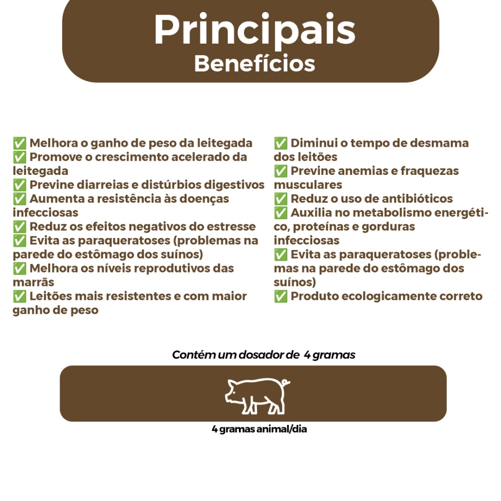 5KG DE CONCENTRADO +SUÍNOS (FRETE GRÁTIS)