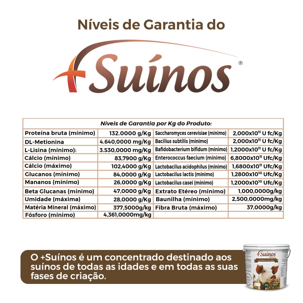 5KG DE CONCENTRADO +SUÍNOS (FRETE GRÁTIS)