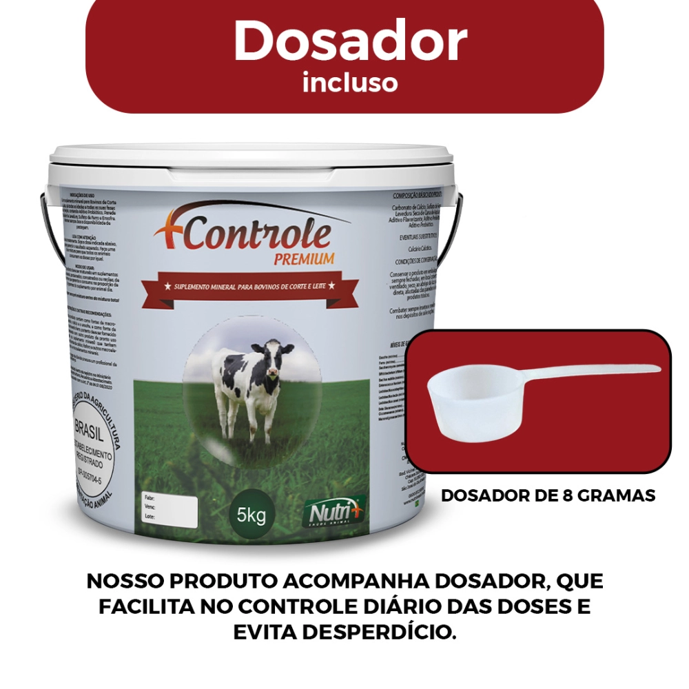 5KG DE SUPLEMENTO +CONTROLE (FRETE GRÁTIS)