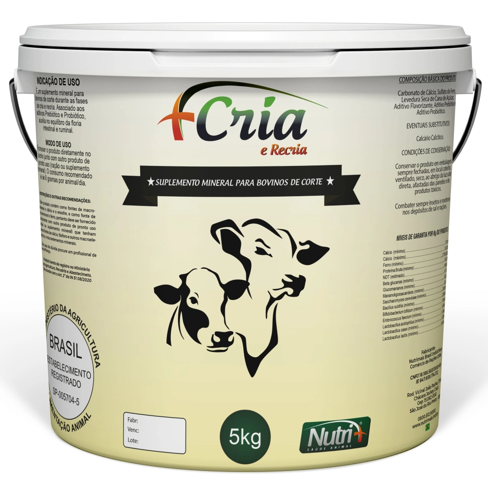 5KG DE SUPLEMENTO +CRIA (FRETE GRÁTIS)