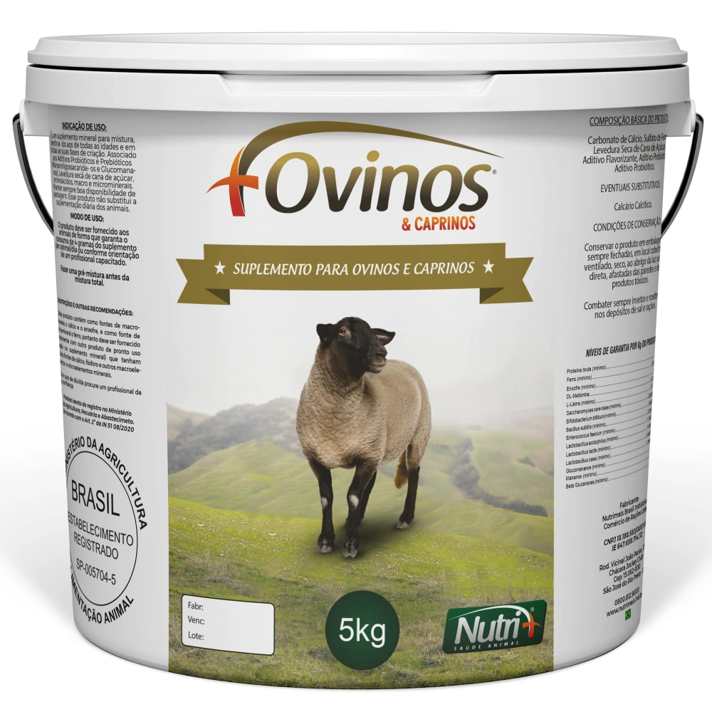 5KG DE SUPLEMENTO +OVINOS (FRETE GRÁTIS)