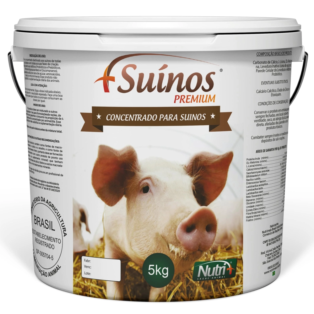 5KG DE CONCENTRADO +SUÍNOS (FRETE GRÁTIS)